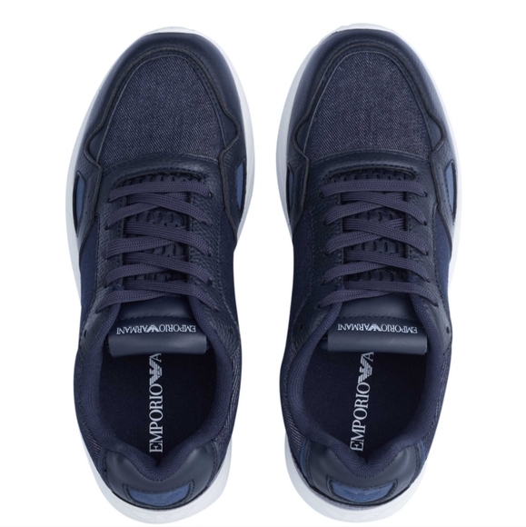 EMPORIO ARMANI NEW Shoes navy - Picture 2 of 4